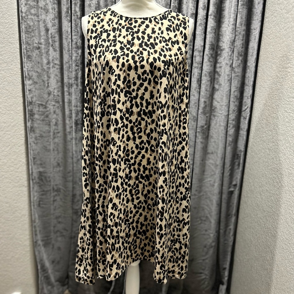 Halogen XL animal print dress